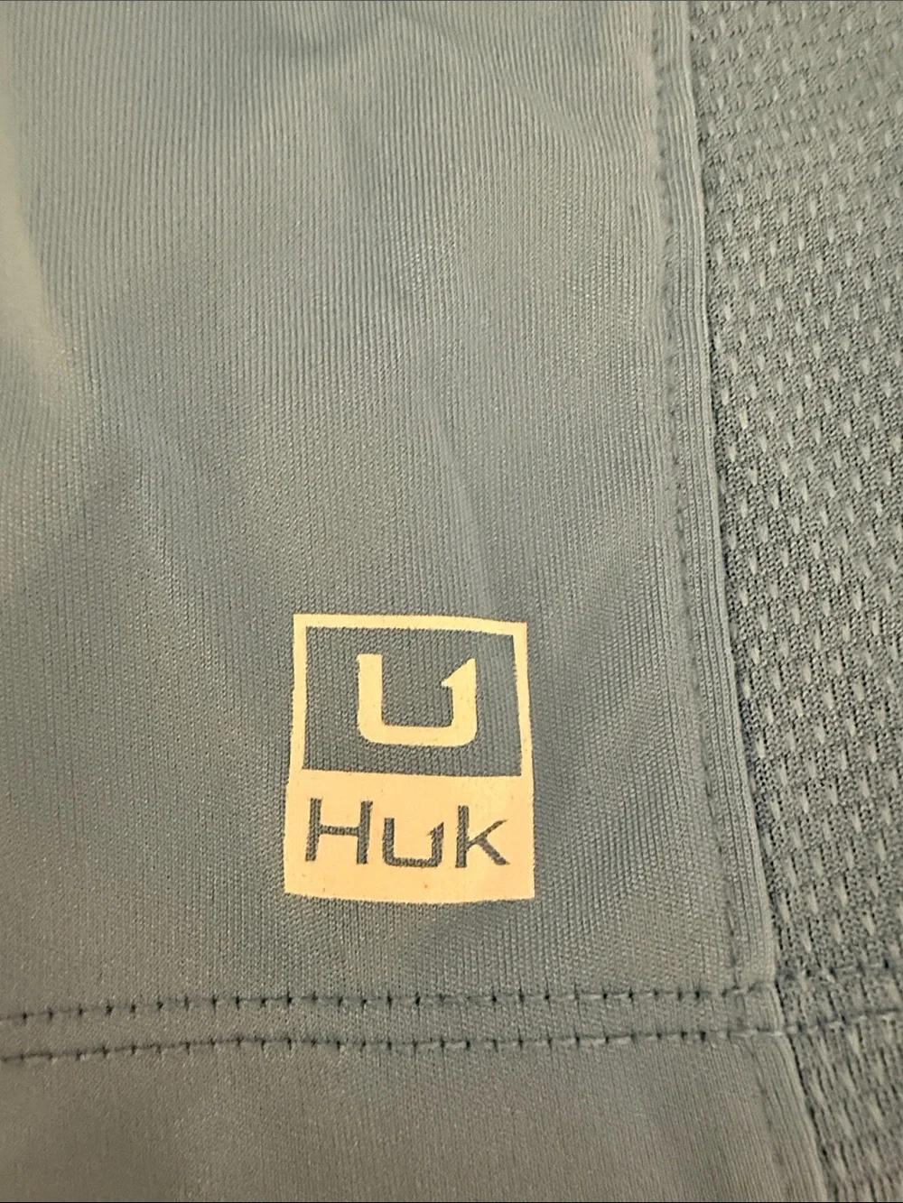 Huk Performance Long Sleeve Shirt - Sky Blue with White Logo